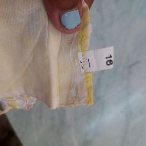 Embroidery Worked Cotton Frock