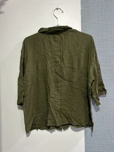 Vero Moda Olive Green Shirt