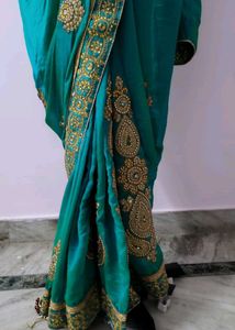 Elegant Green Saree