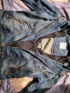 y2k Vintage Denim Moto Jacket🖤🎧