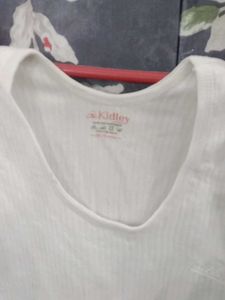 Kidley White Tank Top