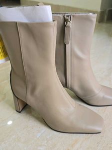 H&amp;M Beige Ankle Boots