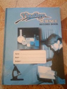 Science Record Book