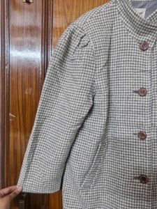 Vintage Plaid Coat