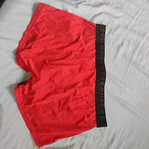 Guess Red Silky Trunk