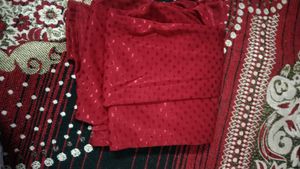 Red Fabric Piece