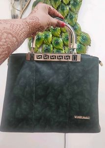 Elegant Green Handbag