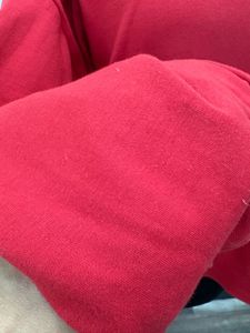 Red Long Sleeve Top