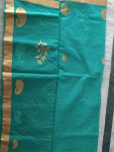 A Beautiful Saree With Stitched Blouse