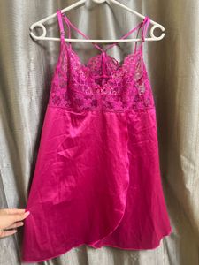 Pink Bow Night Suit