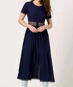Elegant Navy Blue Dress