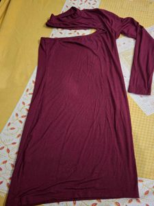 One Shoulder Slim Fit Shein Bodycon Dress