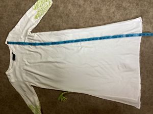 Embroidered White Kurta