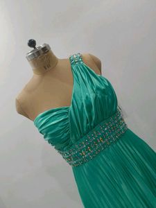 Elegant Green Ethnic Gown