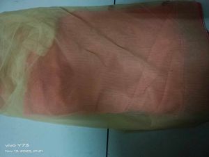 y2k 2 colour mix Saree with blouse