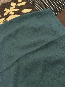 Green Puff Sleeve Crop Top And Skirt