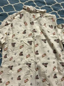 Cute White Shirt With Love Symbols