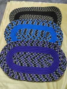Three combo woolen footmat,made by woole rops👣?
