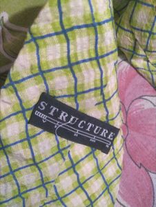 Vintage Green Plaid Tie