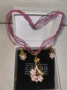 Pink Elegant Necklace Set