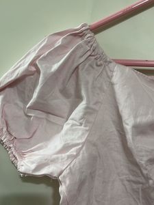 Cute Pink Puff Sleeve Top | New, Unused