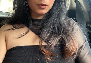 Sheer Sleeve One Shoulder Black Top