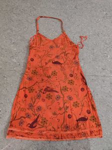 Beautiful Printed Halter Neck Kurti Top