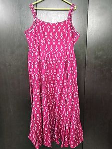Ikkat Print Dress
