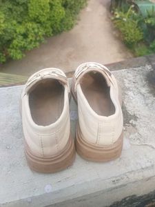 Stylish Cream Loafers