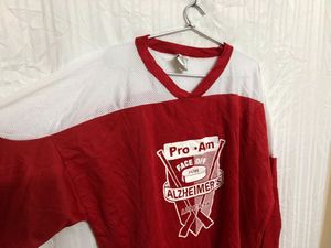 Athletic Knit Red Long Sleeve Jersey