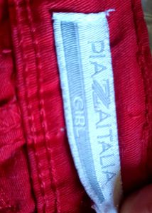 RED MINI SKIRT FOR GIRLS &amp; WOMEN