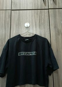 Oversized Crop T-shirt