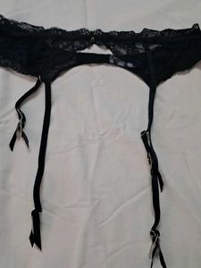 Like  New  Garter  Belt Bra N Panty  Combo