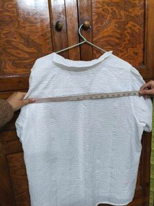 Elegant White Button-Down Top