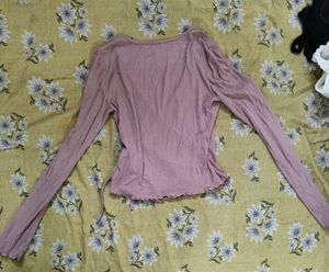 Cute Wrap Top - Long Sleeve