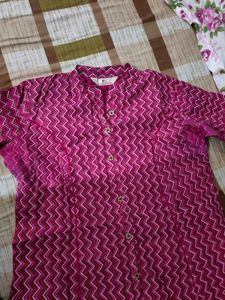 Pink Kurta