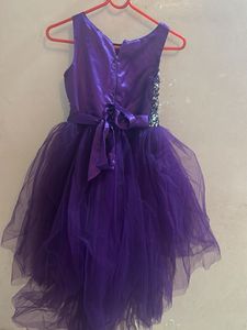 Sparkling Purple Party Dress