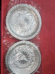 Silver coat  Decorative Plate