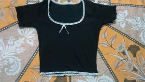 A Cute Korean Crop Top