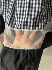 Gingham Long Skirt