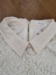 Off White Net Top