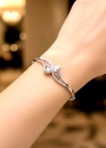 Zircon Diamond Ladies Kada Pure Silver 925