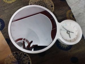 Ikea Mirror with Clock.