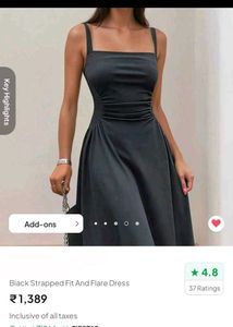 Black Fit & Flare Dress