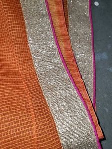 Elegant Orange Saree
