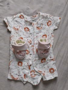 Baby Romper and Shoes