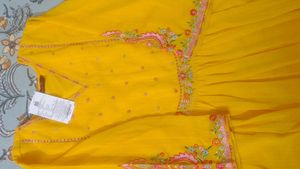 Elegant Yellow Kurta for haldi