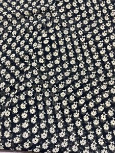 Georgette black saree