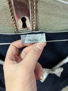 cute Korean bow fitted top 🎀