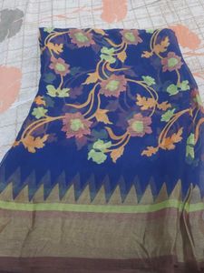 Floral Print Saree